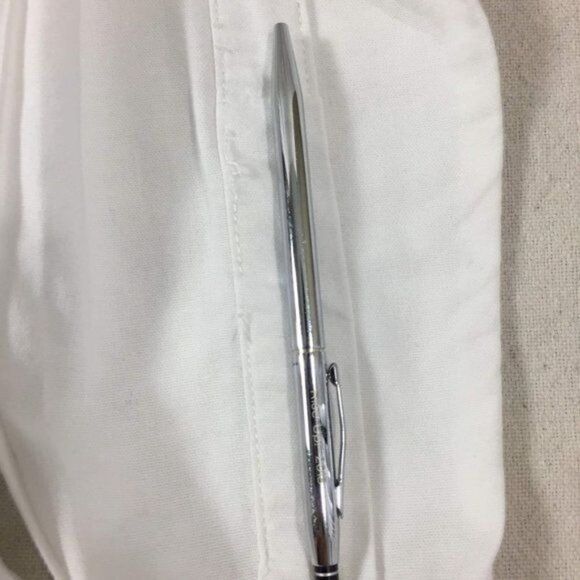 Current/Elliott Women's Prep School Shirt Poplin Button Down Blue Stripes 0/XS - Picture 8 of 8